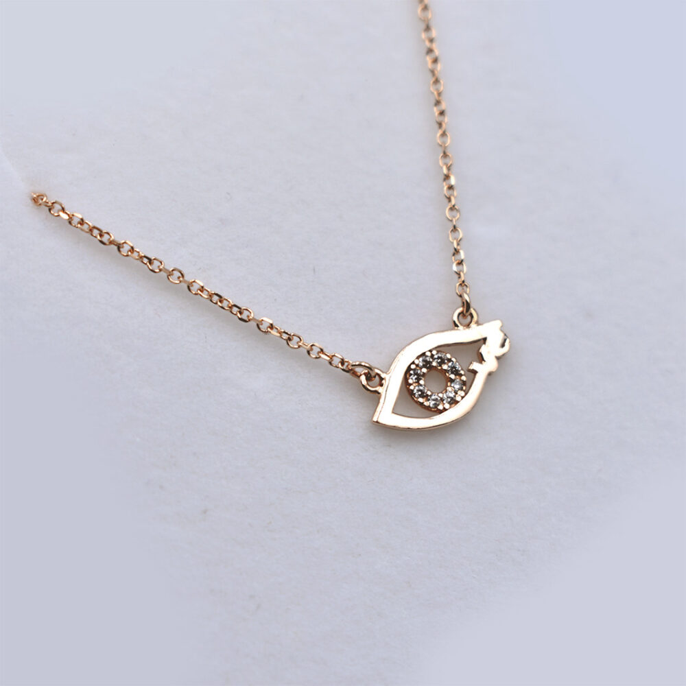 <p>ΡΟΖ ΧΡΥΣΟ ΚΟΛΙΕ "ΜΑΤΙ" ΜΕ ΖΙΡΚΟΝ</p>