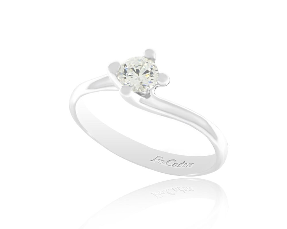 Μονόπετρο δαχτυλίδι FaCad'oro