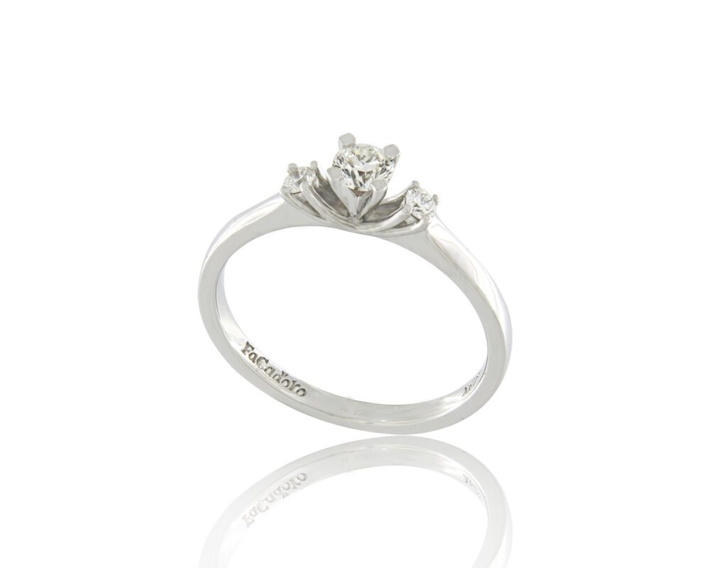 Μονόπετρο δαχτυλίδι FaCad’oro